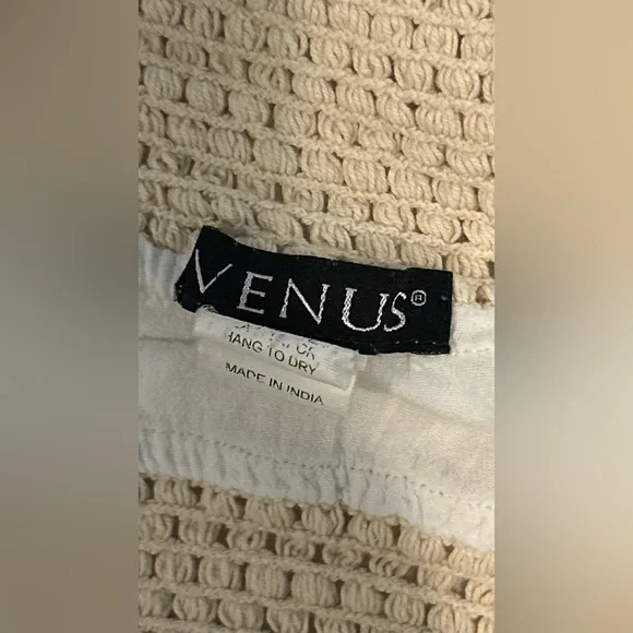 VENUS White and Tan Maxi Skirt - Picture 4 of 6